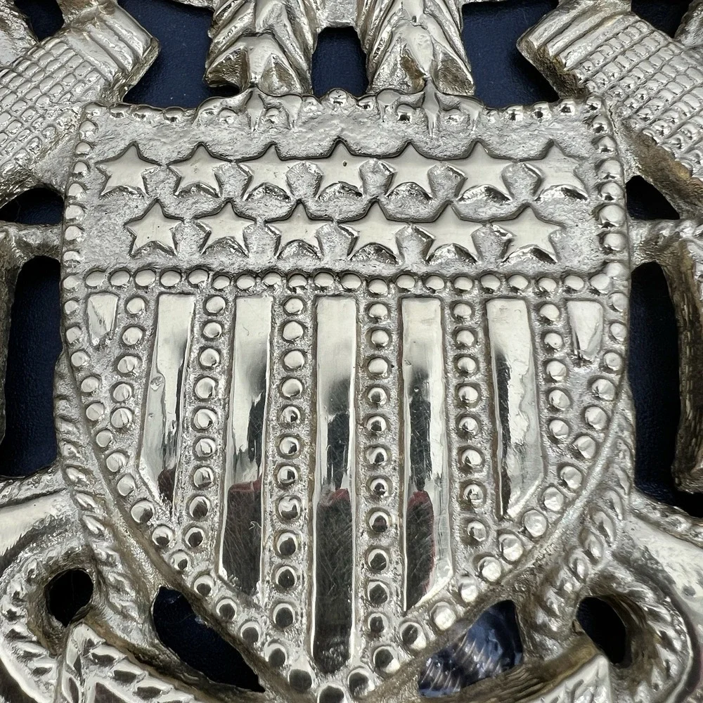 Solid Brass Eagle Door‎ Mount Knocker Patriot American Patriotic America Stars